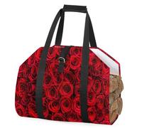 SEEKJOYS Borsa porta legna da ardere con illustrazione egiziana del dio del sole, robusta borsa per il trasporto di legna da ardere, borsa per il trasporto di Sun God resistente, per barbecue e