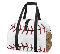 SEEKJOYS Divertente borsa porta legna da ardere con motivo ananas robusta borsa per il trasporto di frutta e ananas resistente per barbecue e campeggio, Multi, L