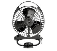 SEEKR Bora II - Ventilatore a Cabina 12/24 V - Ventola DC a 3 stadi per Barca e Camper - Compatto, Silenzioso ed efficiente dal Punto di Vista energetico, Funzionamento Touch - Nero