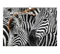 Seelenzauber K2022-3W-00087-D-0 Zebra Zauber - Calendario 2022, formato DIN A3