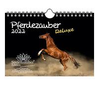 Seelenzauber K2022-5W-00017-D-0 Horse Magic Deluxe - Calendario per ferite, formato DIN A5, per 2022 cavalli