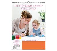 Seelenzauber KO-3WH-1004-D-0 DIY Craft Magic - Calendario per lavori artigianali senza calendario DIN A3, formato verticale, colore: arancione - Soul Magic Photo Calendar Craft