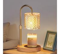 seenlast Lampada Scalda Candela, Candle Warmer Lamp con timer e dimmer, Lampade Candela Elettrica, Lampada per candele vintage per candele profumate in vetro, Casa, Camera da letto, Decorazione
