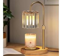 seenlast Lampada Scalda Candela, Candle Warmer Lamp con timer e dimmer, Lampade Candela Elettrica, Lampada per candele vintage per candele profumate in vetro, Casa, Camera da letto, Decorazione