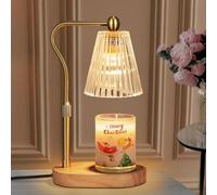 seenlast Lampada Scalda Candela, Lampada per candele con timer e dimmer, Lampade Candela Elettrica, Candle Warmer Lamp vintage per candele profumate in vetro, Casa, Camera da letto, Decorazione