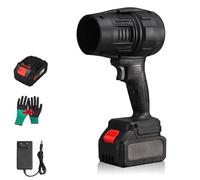 Seese Pro Blower, Seese Cordless Leaf Blower Handheld, Super Power Air Duster, Adjustable Speed, for Patio Cleaning, Lawn Care, Car Cleaning, Blowing Leaves and Dust (Black,One battery)