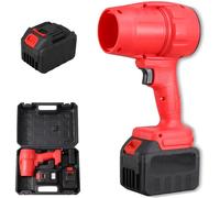 Seese Pro Blower, Seese Cordless Leaf Blower, Three Adjustable Wind Speeds Powerful Handheld Blowers, for Patio Cleaning, Blowing Leaves, Lawn Care, (1 pcs batteries,Red)
