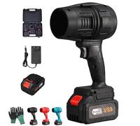 Seese Pro Blower, Seese Pro Cordless Leaf Blower, Storm Industries Jet Blower, Speed Violent Turbofan Blowers Air Compressed Duster, Leaf Blowers (Black 1 battery)