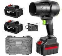 Seese Pro - Soffiatore Ultraleggero E Ultrapotente, Soffiatore for Foglie Portatile Senza Fili Seese, Spolveratore Ad Aria Super Potente Senza Fili, Mini Ventilatore a Getto D'aria(Black,2 Battery)