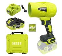 SEESE Turbo Jet Blower, Leaf Blower, Violent Turbo Fan, Brushless Pure Copper Motor, Car Drying After Wash, Handheld Snow Blower, Cordless Turbo Power Air Duster, Home Improve, Garden Mainte