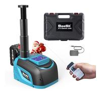 Seesii Cric Elettrico 5T 3T con Batteria, Set Cric Idraulico a Batteria 21V con Batteria da 4,0Ah e Caricabatterie, Set Senza Fili per Cambio Pneumatici per Auto, SUV, MPV e Pickup (Altezza di