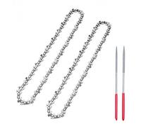 Seesii Mini Catena di Ricambio per Motosega da 20,3 cm per Barra 2 PCAK, Calibro 109,2 cm, Passo LP da 1/4", 45 Maglie di Trasmissione per Motosega Seesii e Tutte le Marche di Mini Motoseghe