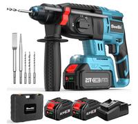 SEESII Tassellatore a Batteria 600W Energia d’Impatto 2.5J con 2 Batterie e