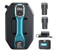 SEESII Ventosa di Sollevamento Elettrica, Ventosa Professionale per Piastrelle e Vetro, Portata Max 300KG, Batteria 2x2000mAh, Display Digitale, Ventosa per Sollevamento Piastrelle Large/Ceramica