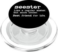 Seester Definition Funny Sister Big Sister Best Friend Sis PopSockets PopGrip per MagSafe