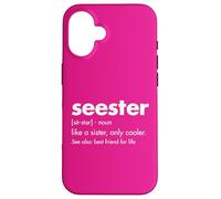 Seester Shirt: Seester Definition TShirt Custodia per iPhone 16
