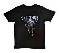 Seether Dead Butterfly ufficiale Uomo maglietta unisex