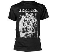 Seether - Happy Family New T-Shirt T-Shirt Black XXL