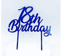 Sefaro Srl Cake Topper Plexi 18 Anni Blu
