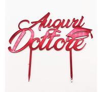 Sefaro Srl Cake Topper Plexi Auguri Dottore
