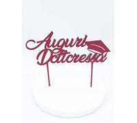 Sefaro Srl Cake Topper Plexi Auguri Dottoressa