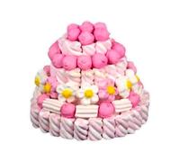 SEFARO Torta di Marshmallow Rosa da 580grammi Circa.