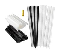 Sefdrert 1200 elementi di fissaggio con 1 mini ago, mini accessori in plastica da 0,18 pollici per abbigliamento rapido A