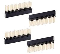 Sefdrert 2 x 20 (40 pin) impilabili header per A+/B+/Pi 2/Pi 3 Extra Tall Header (confezione da 4)