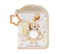 Sefdrert Album di Foto per Bambini - Libro Morbido per Neonati Album Fotografico del Primo Anno per Bambini Album per Bambini Contiene Foto 4x6 per Album di Memoria Baby Shower