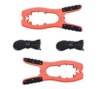 Sefdrert Ancora per Kayak da Barca - Accessori per Attrezzatura per Canoa per Kayak Ancora e Morsetto Un e Denti per da Pesca nel Barca - Confezione da 2