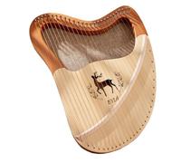 Sefdrert Arpa Lira Arpa Lira di Alta Qualità Arpa Lira In Legno Massello di Mogano Strumento con Scatola Corde di Ricambio 27 Corde