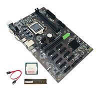 Sefdrert B250 BTC Mining Scheda Madre con G3900 CPU+DDR4 4G 2133Mhz RAM+ LGA 1151 12XGraphics Card Slot per BTC Miner