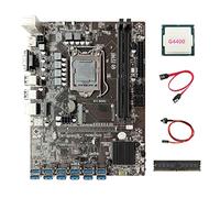 Sefdrert B250C BTC Mining Scheda Madre+G4400 CPU+DDR4 4G 2133MHz RAM+ Kabel+Switch Kabel 12X PCIE su USB3.0 GPU Scheda Madre