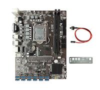 Sefdrert B250C ETH Minatore Scheda Madre+Baffle+ Switch 12 PCIE a USB3.0 Slot per Scheda Grafica LGA1151 DDR4 per BTC Mining
