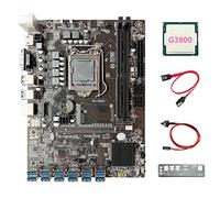 Sefdrert B250C ETH Minatore Scheda Madre+G3900 CPU+Baffle+ SATA+ Interruttore 12USB3.0 Slot per Scheda Grafica LGA1151 per BTC
