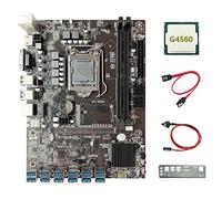 Sefdrert B250C ETH Minatore Scheda Madre+G4560 CPU+Baffle+ SATA+ Interruttore 12USB3.0 Slot per Scheda Grafica LGA1151 per BTC