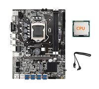 Sefdrert B75 ETH Mining Scheda Madre 8XPCIE Adattatore USB+CPU casuale+ SATA LGA1155 MSATA DDR3 B75 USB BTC Minatore Scheda Madre