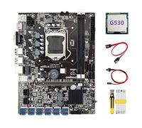 Sefdrert B75 ETH Scheda Madre Mining 12 PCIE a USB+G530 CPU+Set Cacciaviti+ Interruttore+ SATA Scheda Madre DDR3 LGA1155