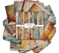 Sefdrert Carta per Scrapbooking 12x12 Pollici, 24 Fogli DIY Origami Decorativi, Stampa Fronte-Retro, Decorazione per Album Fotografici