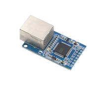 Sefdrert CH9121 Porta Seriale A Modulo di Rete Ethernet Chip Ttl Trasmissione Microcontrollore Industriale STM32 IP 51 3,3 V 5 V 1 Pezzo Modulo di Rete Ethernet Blu e in Plastica + Metallo