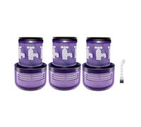 Sefdrert Confezione da 3 filtri HEPA per V12 Detect Slim Duster Waschbarer Reinigungs Staubsauger, Teil 971517-01