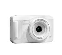 Sefdrert Fotocamera digitale 4K 44 Megapixel Fotografia HD CCD Viaggio Selfie Pocket Studenti Campus Selfie Fotocamera Bianca