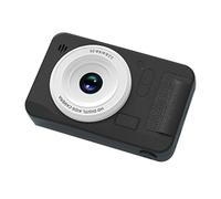 Sefdrert Fotocamera digitale 4K Fotografia ad alta definizione CCD Viaggio Selfie entry level Piccoli studenti Campus Selfie Camera nera