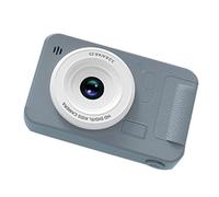 Sefdrert Fotocamera digitale 4K Fotografia ad alta definizione CCD Viaggio Selfie entry level Piccoli studenti Campus Selfie Camera Argentea
