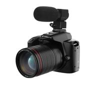 Sefdrert Fotocamera digitale professionale HD 4K fotocamera digitale WIFI con zoom 16X fotocamera visione notturna con microfono