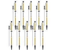 Sefdrert Kit da 10 Penne per Tornitura del Legno, Penna Sottile da 7 mm, con Ricarica, Nero