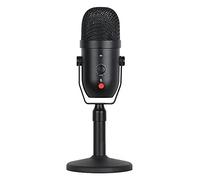 Sefdrert Microfono USB Microfono a condensatore One Key Mute Desktop Mic per PC Laptop Gaming