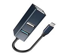 Sefdrert Mini HUB Tipo C USB 3.0 HUB Adattatore Dock 4 in 1 Docking Station Splitter per Pro Laptop