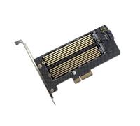 Sefdrert PCI PCI Express A Doppio Protocollo M. 2 Scheda Adattatore per M. 2 NVME e NGFF SSD con MKEY BKEY