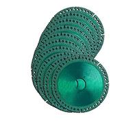 Sefdrert per da Taglio Multifunzionale Composita, Disco da Taglio per Vetro con Lame Circolari Ultrasottili da 4 Pollici di Diametro (10 Pezzi)